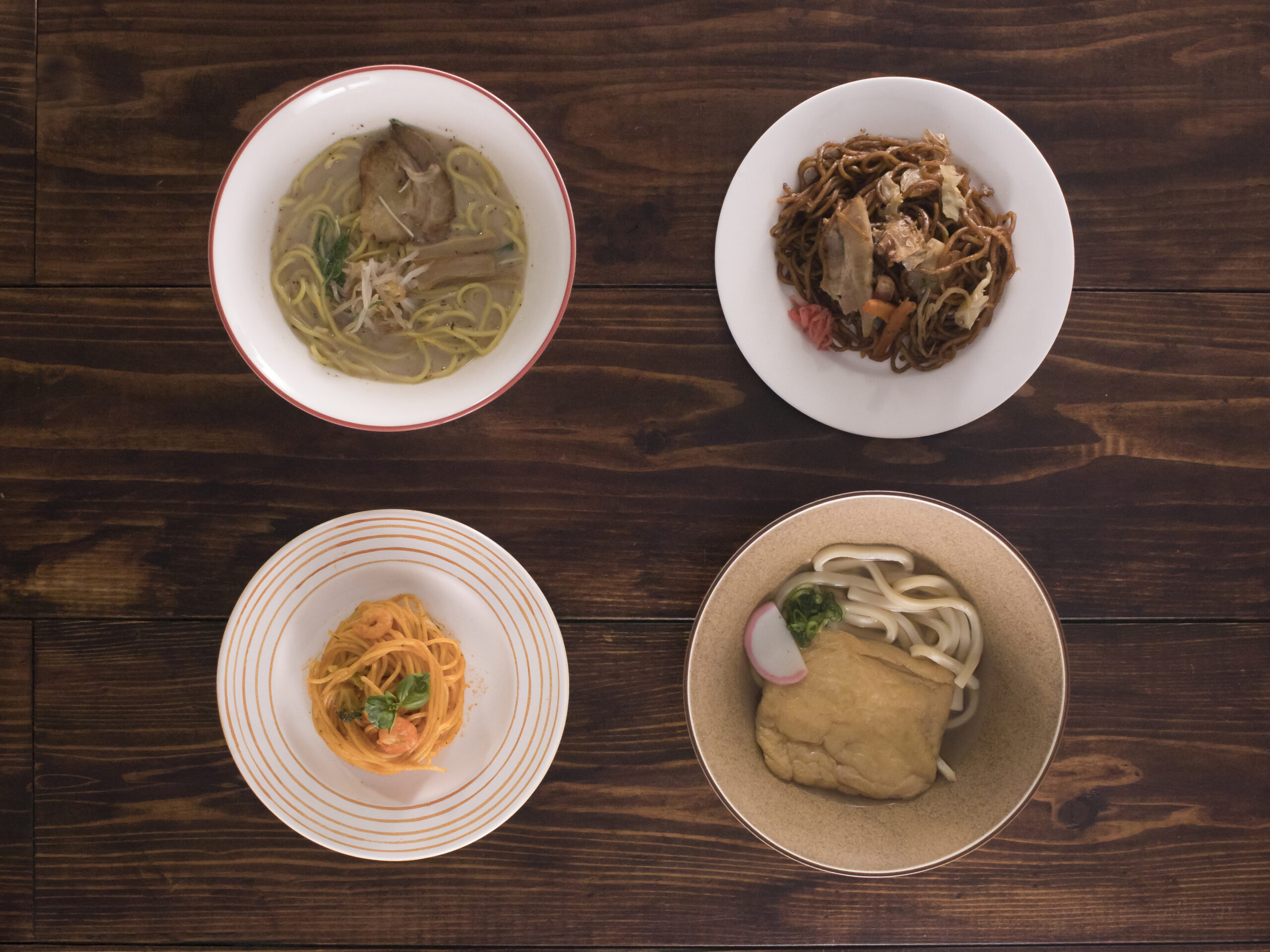 バイバイ、小麦原料の麺類さん
