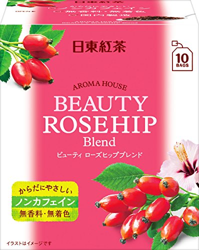 日東紅茶 アロマハウス ビューティローズヒップ 10袋入り ×6個