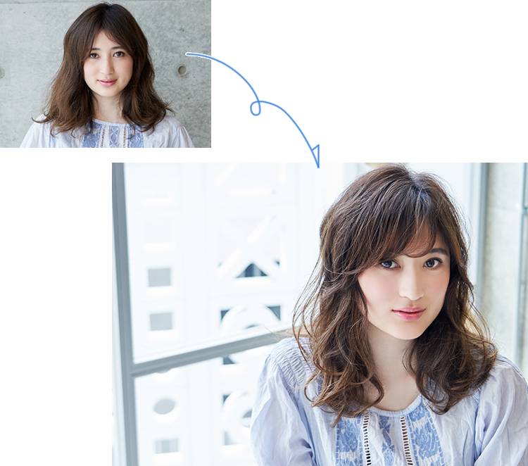 クセ&うねりによるふくらみさん