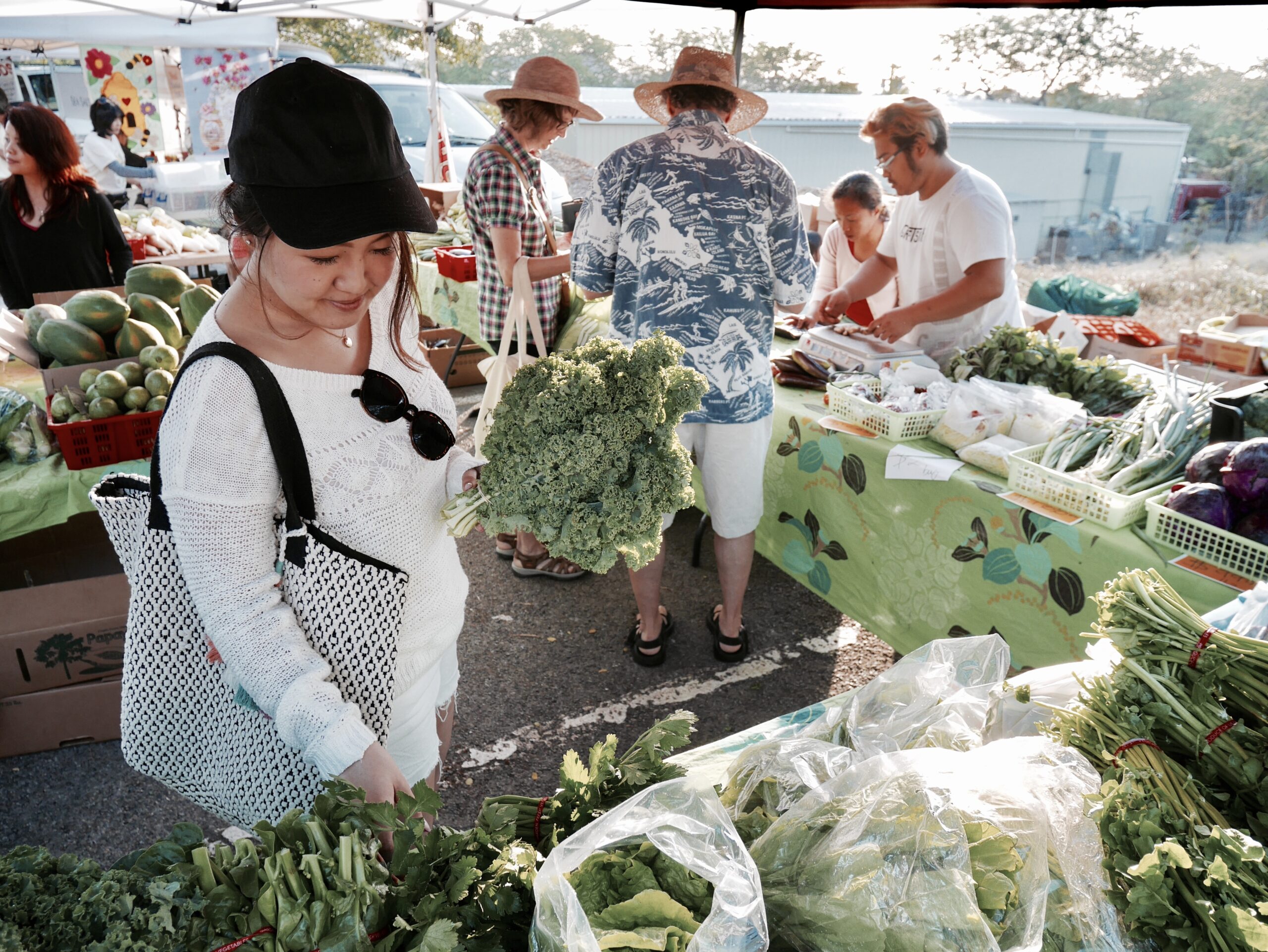 8:00▷朝一で『KCC Farmer’s Market』へ