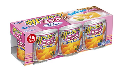 はごろも 朝からフルーツミックス 190g×3缶 