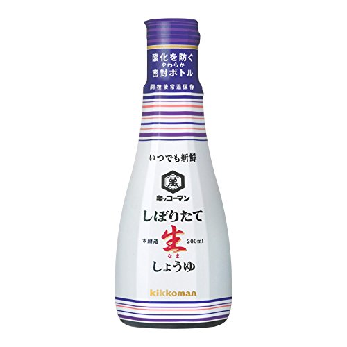 キッコーマン食品 いつでも新鮮 しぼりたて生しょうゆ 200ml