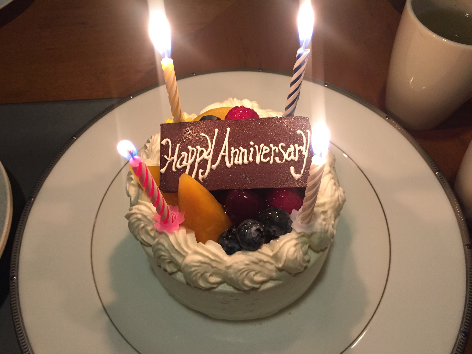 もうすぐ1年記念日…
