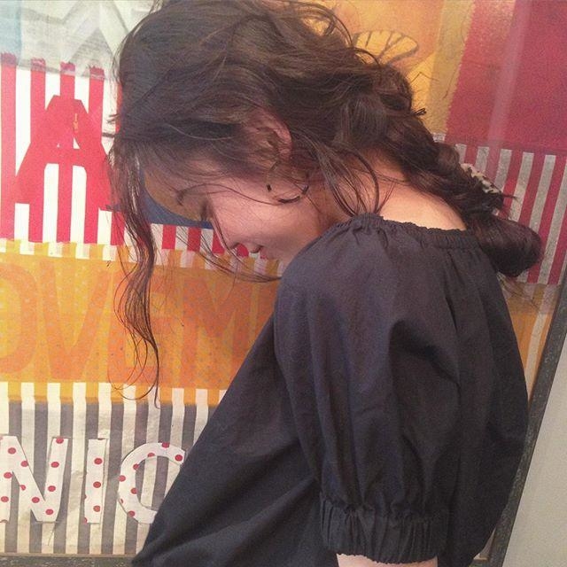 「いつもヘアアレンジ上手だね!!」