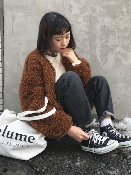 もふもふブラウンでくまさん風