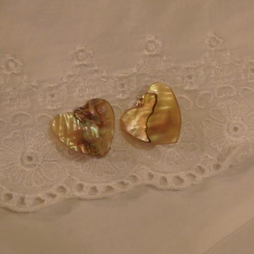 Heart Shell Earrings
