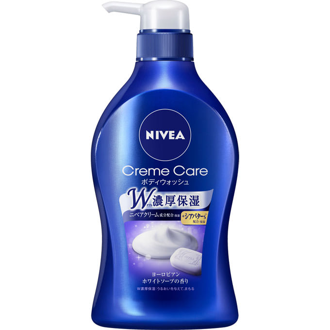 ニベア クリームケア ボディウォッシュ ヨーロピアンホワイトソープの香り ポンプ 480ML