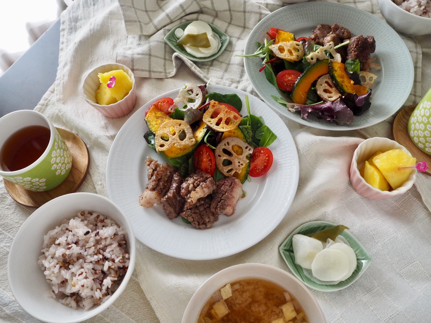 A.食べる順番と噛む回数を意識