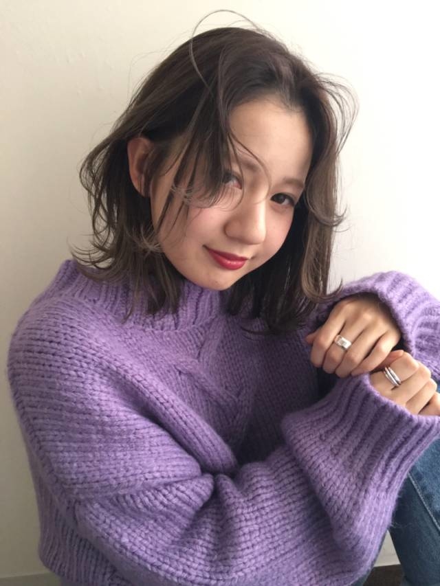 アッシュカラー、いいかも。