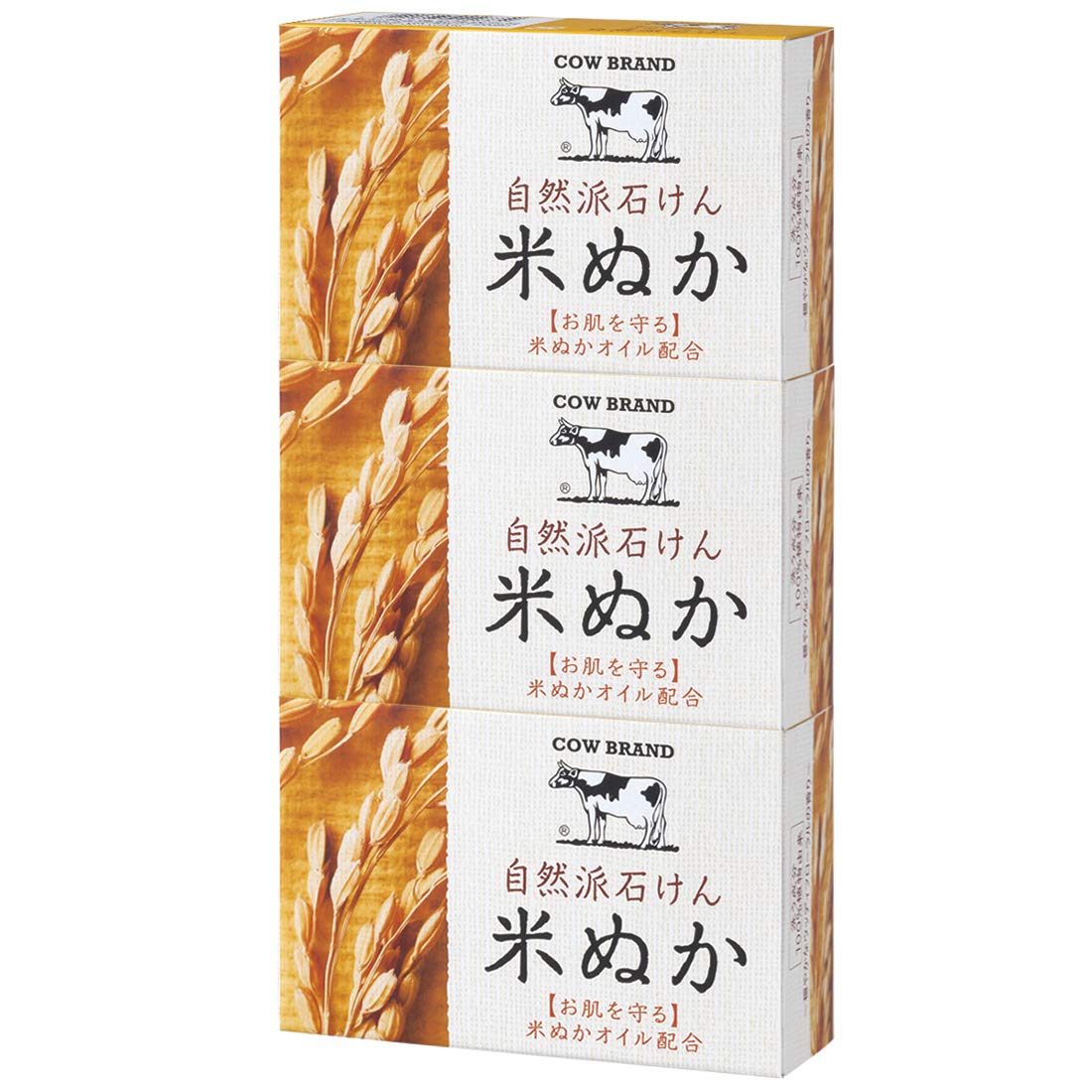 牛乳石鹸共進社 自然派石けん 米ぬか
