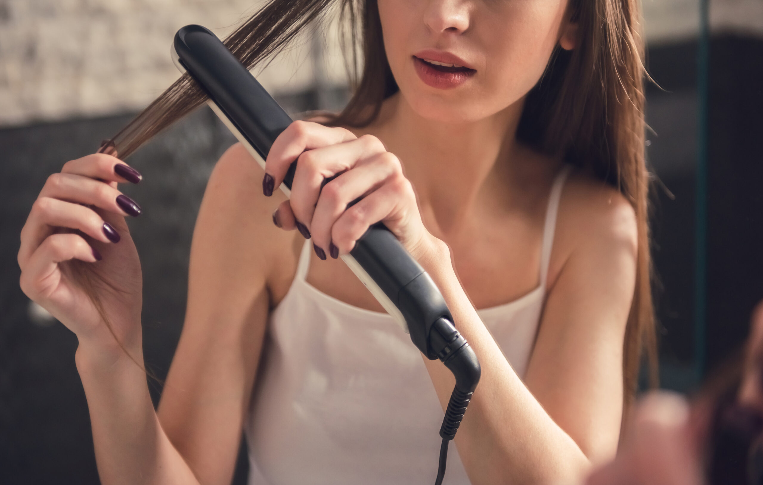 1.ヘアアイロンの熱