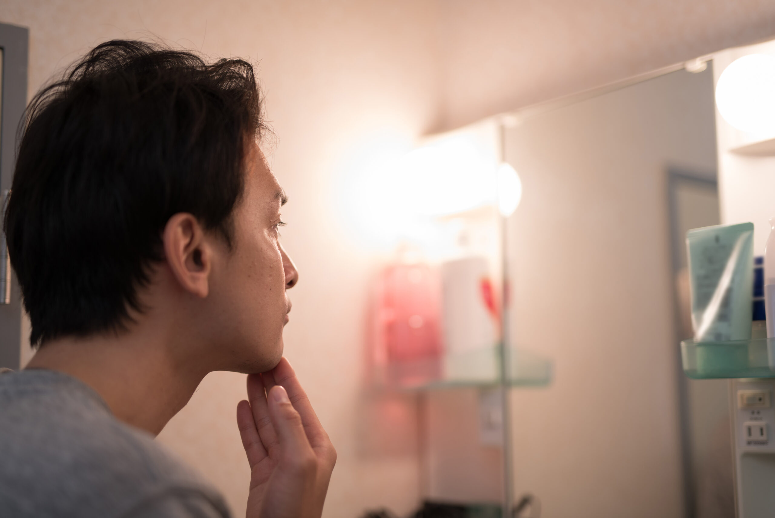 スキンケアに興味のある男性が増えている