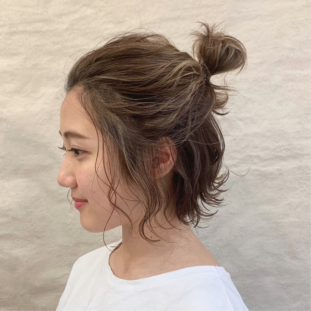 ヘアアレンジができるくらいに到着