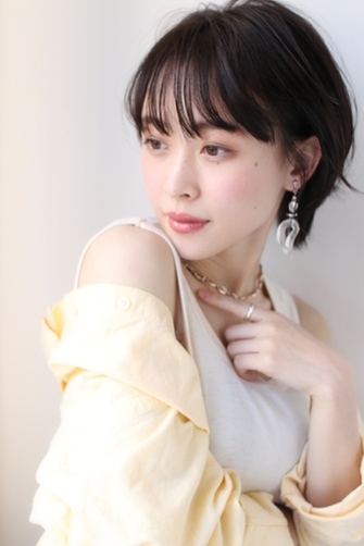 前髪でフェイスラインをカバー