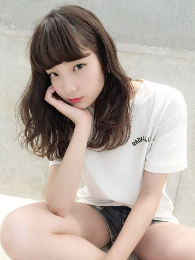 波ウェーブでアンニュイな雰囲気に