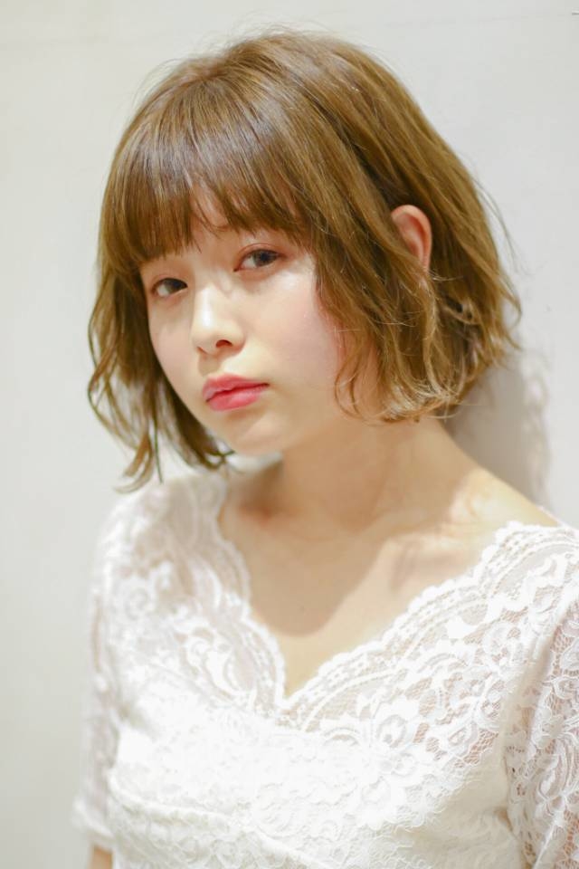 ゆるふわパーマが女の子らしい|ショート