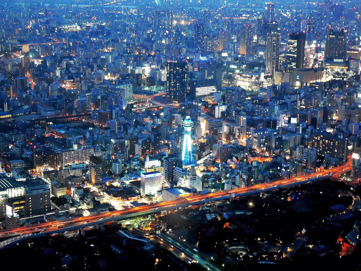 景色を堪能できる、あべのハルカス