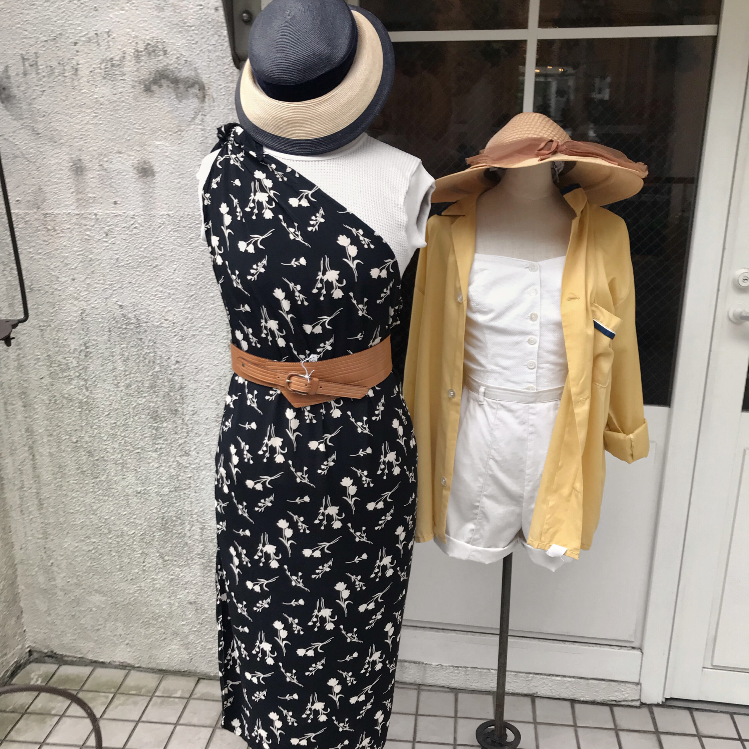 次の美容室は、いつも通りの服装で
