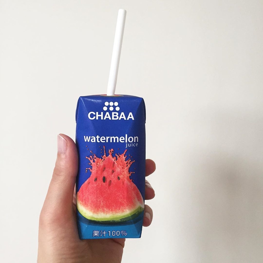 ♡：CHABAA watermelon juice