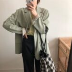 ほんのり柔らかい「グリーン」に一目惚れ。ピスタチオやミントをコーデに取り込んで