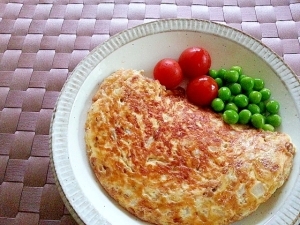 朝食に♪ごまたっぷりの納豆オムレツ✿