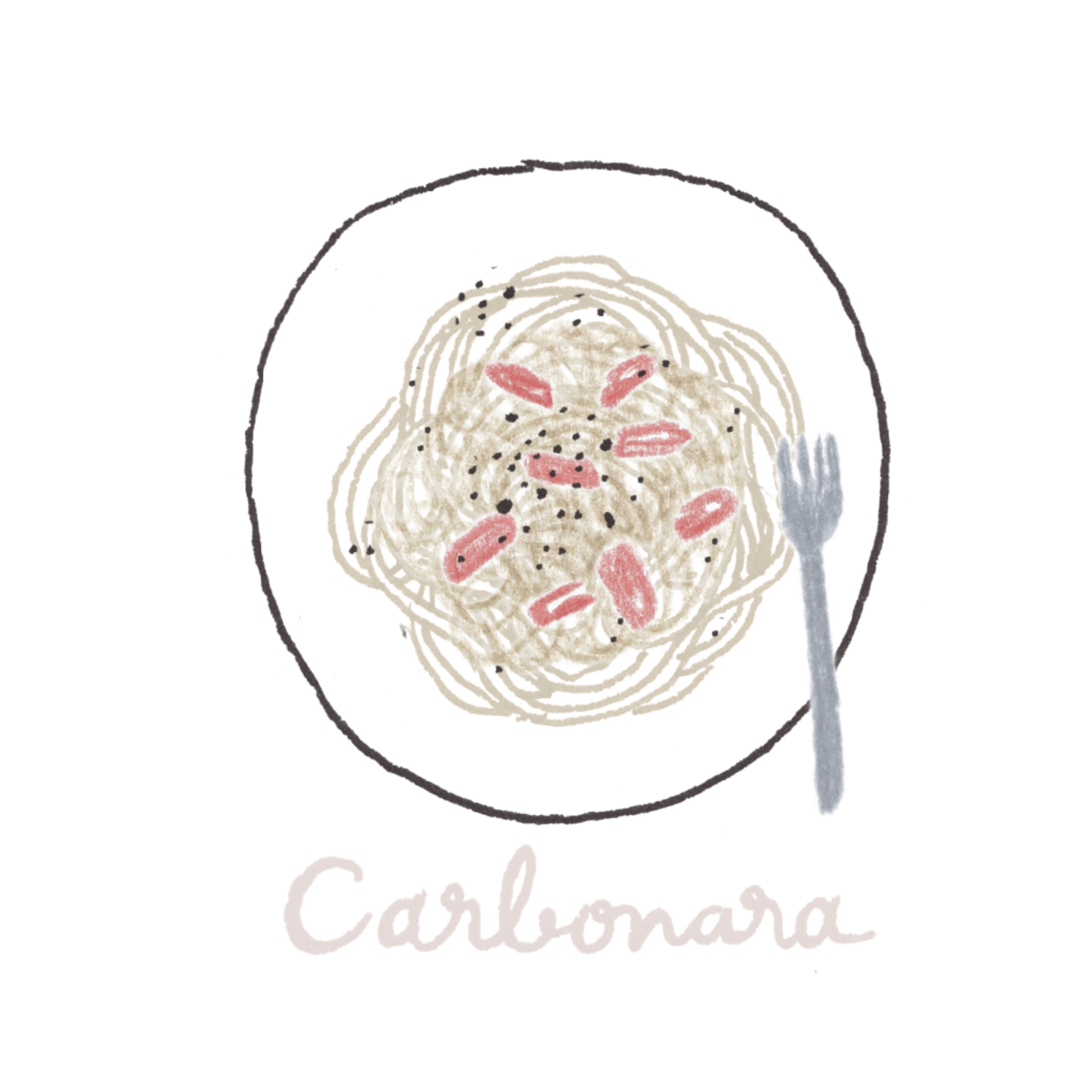 C:カルボナーラ