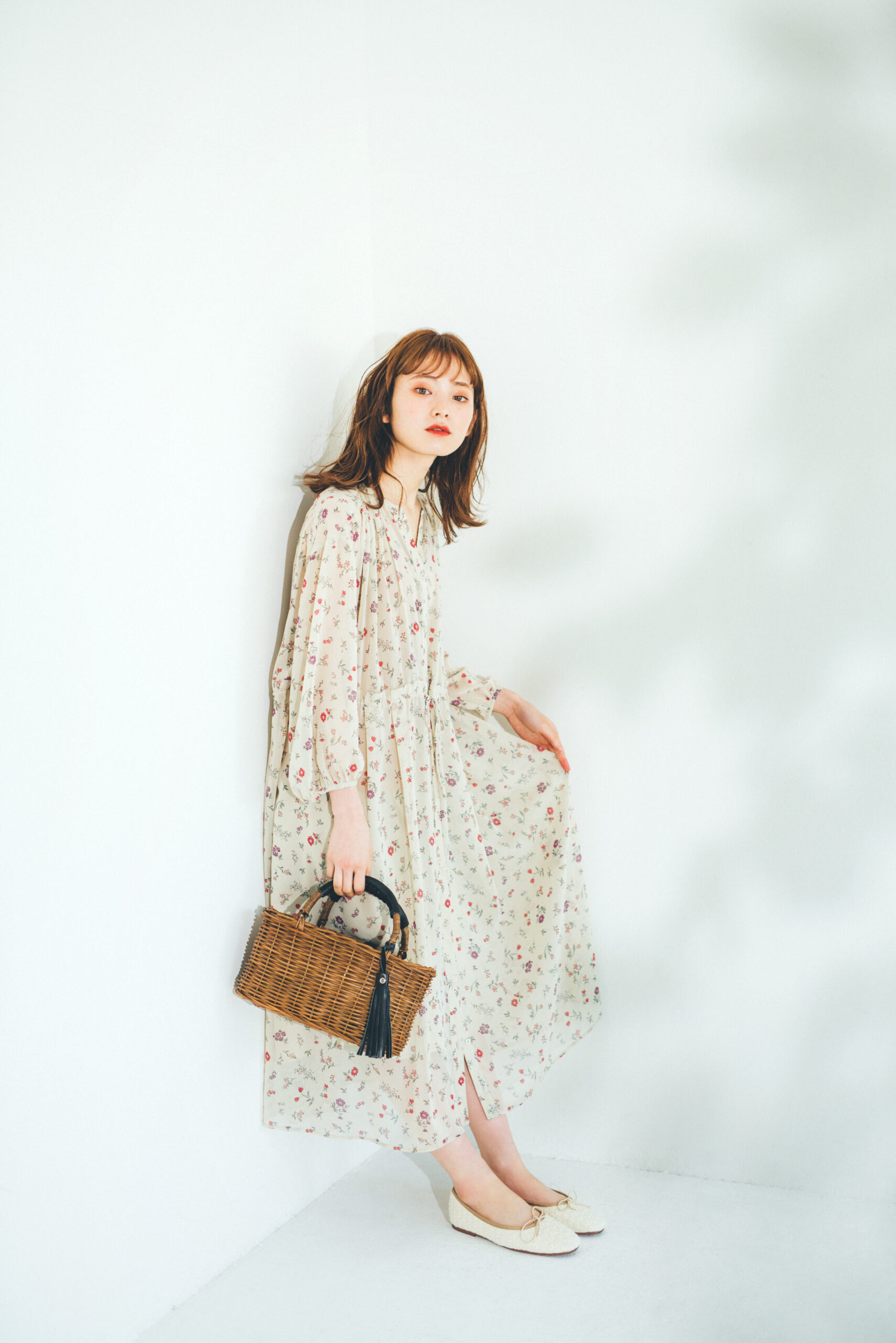 ガーリーな小花柄に憧れて♡