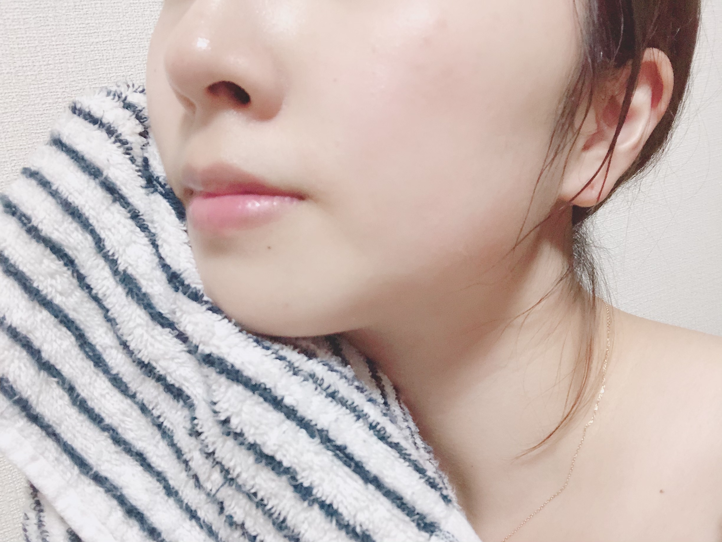 4.タオルで水気をオフ