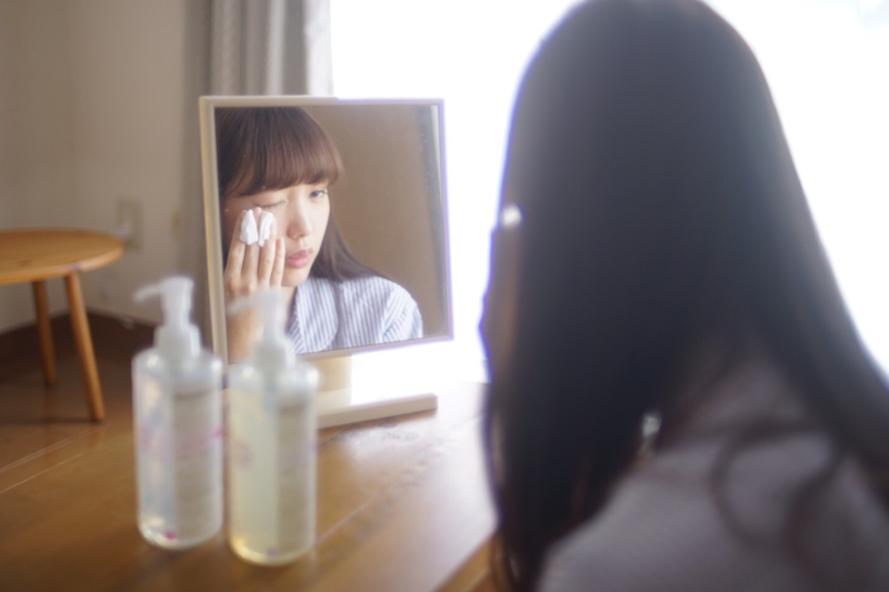 低刺激なアイテムでシンプルケア