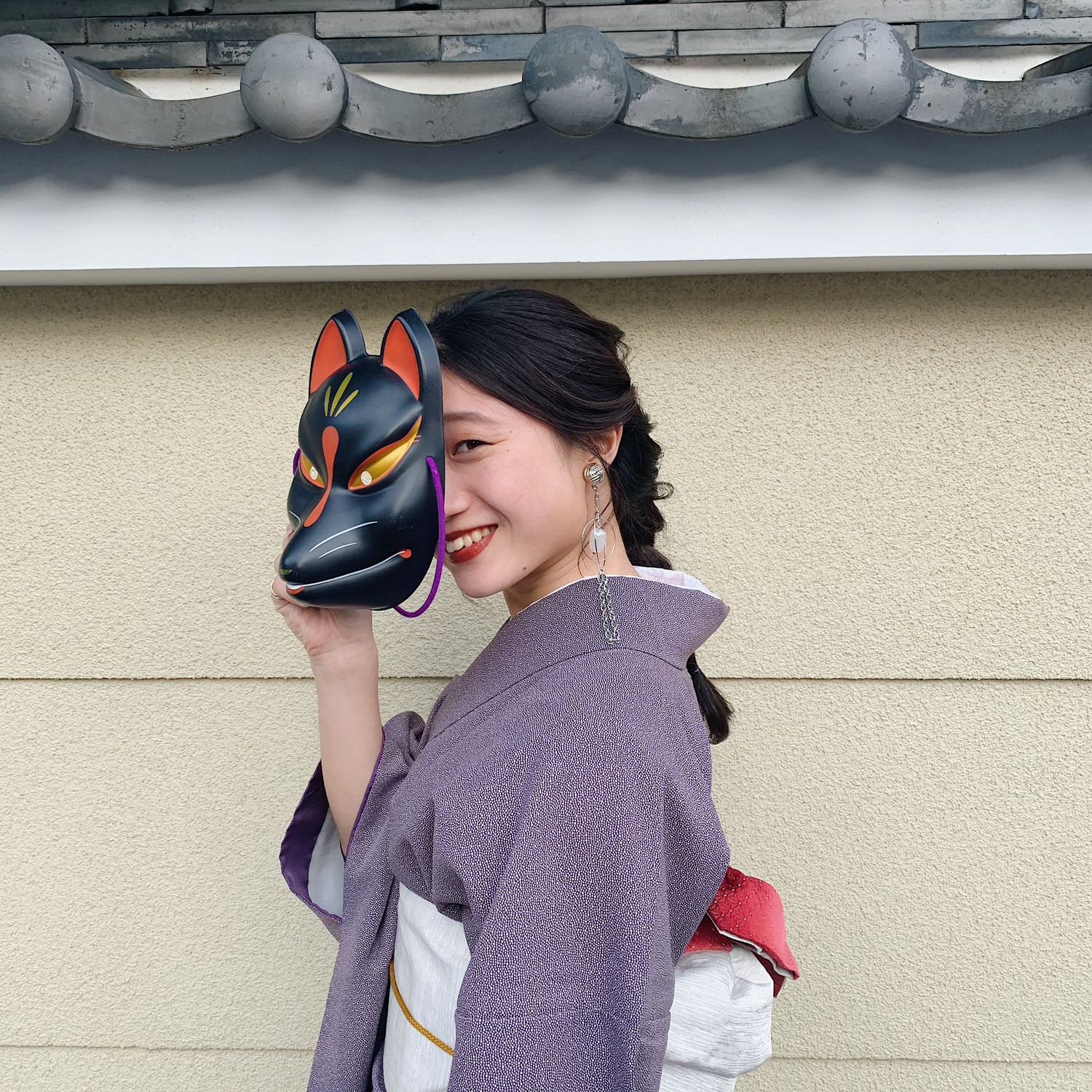 着物体験で、ギャップをチラっ
