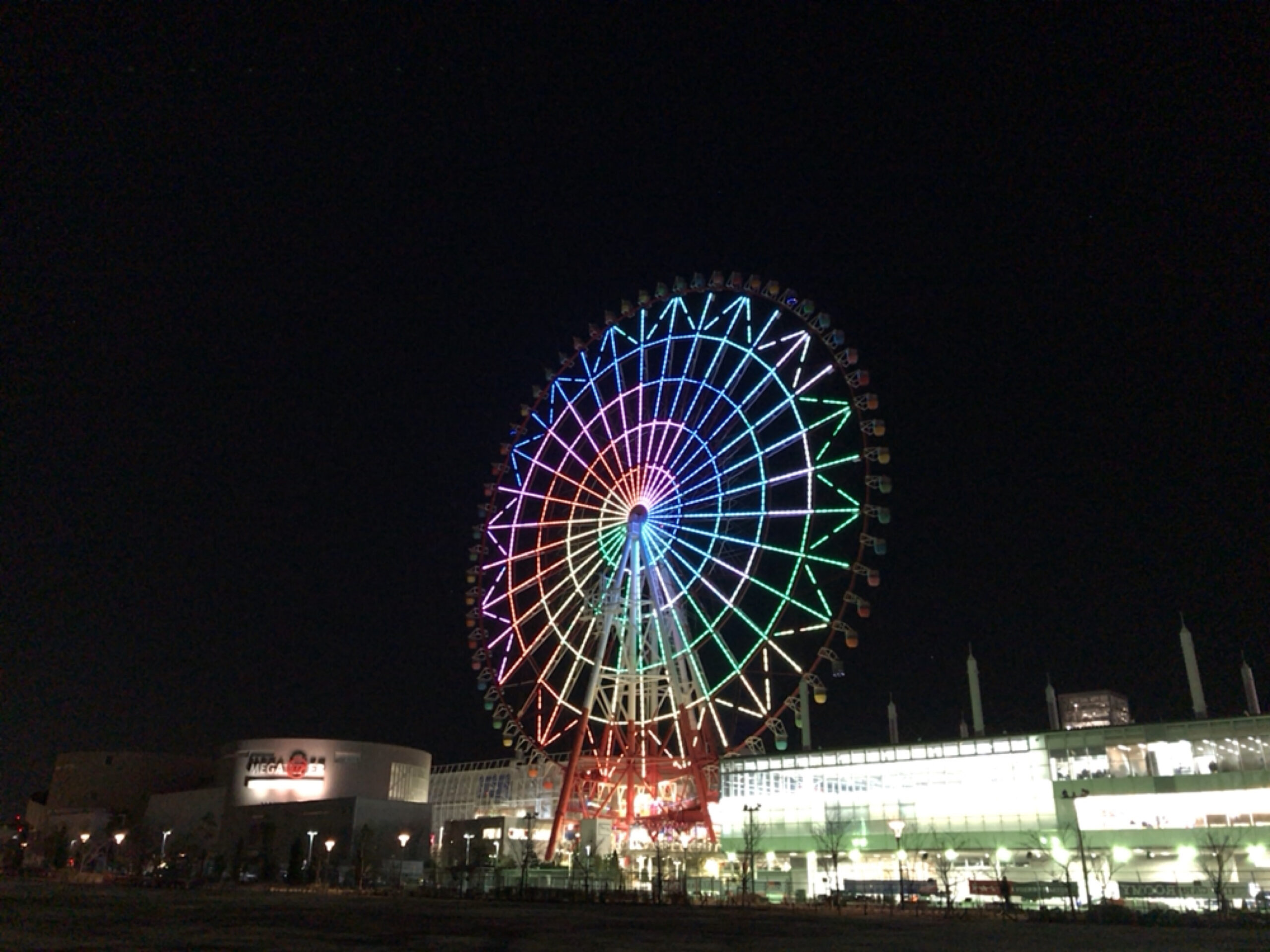 観覧車で夜景を見るの