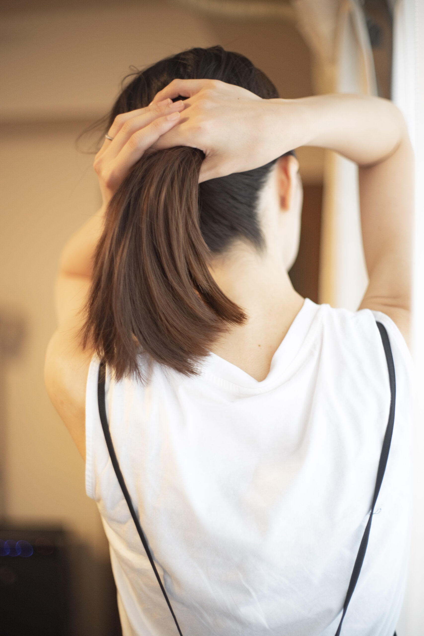 細かく塗布して馴染ませる