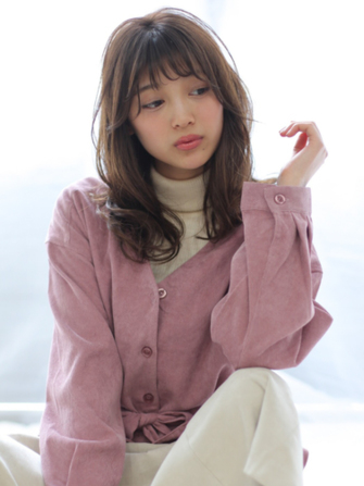 女の子らしさたっぷりなゆるふわカール♡