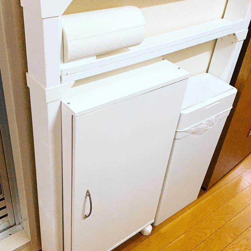 ⑤ゴミ箱を隠す