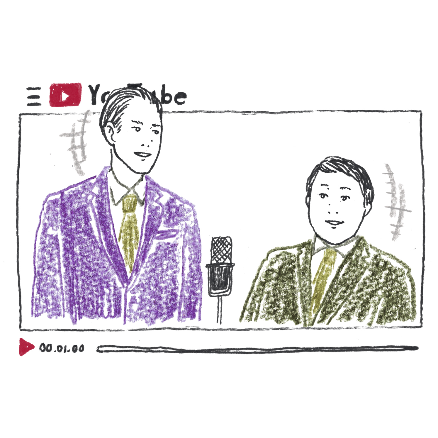 D:お笑いの動画