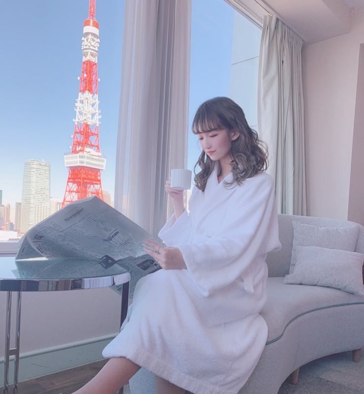 白湯を飲む