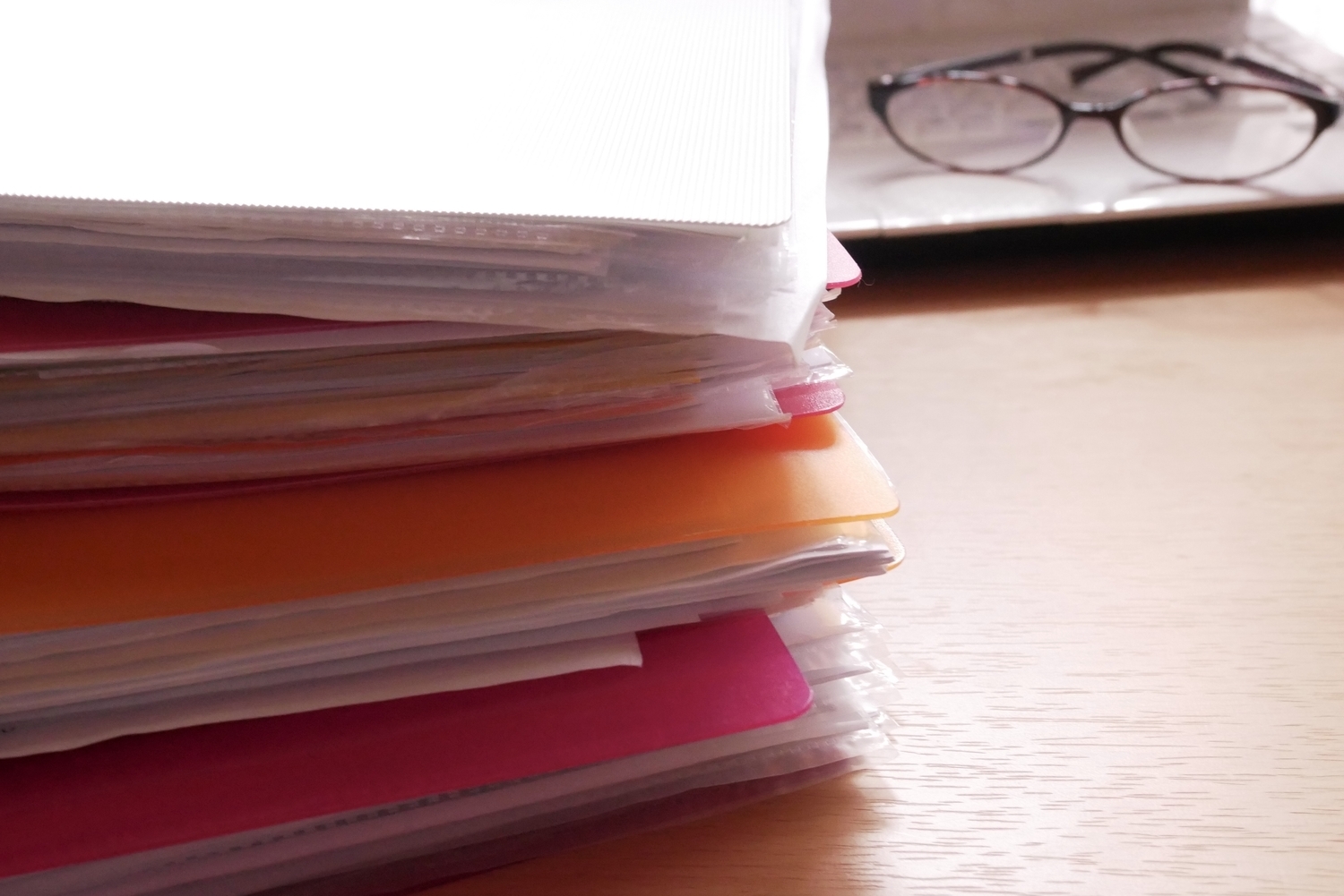 いらない書類を整理する