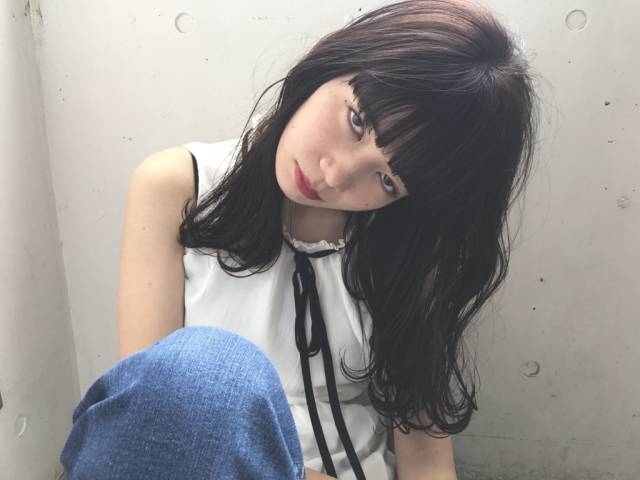 ウェット感を出したゆる巻き