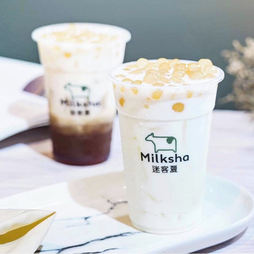 Milkshaの白いタピオカ