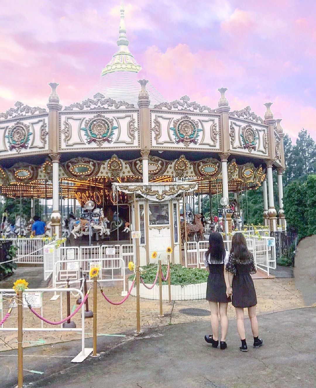 メリーゴーランドで使われていた木馬
