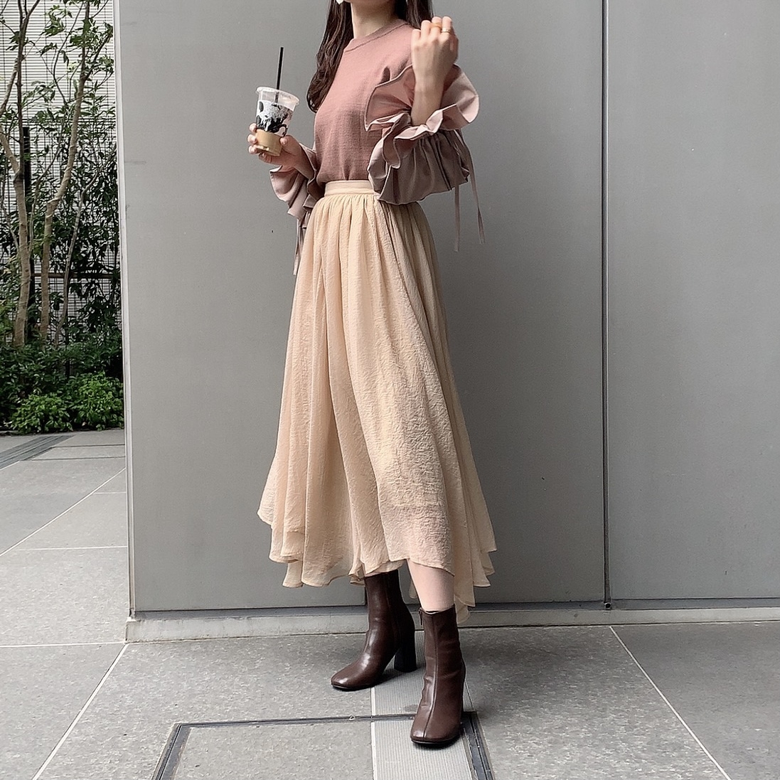 シアースカートで女性らしさUP