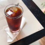 アイスコーヒーの入ったグラス