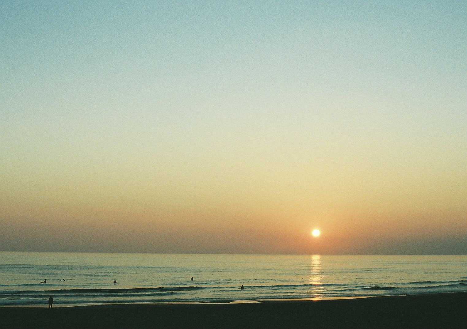 海を存分に楽しんで