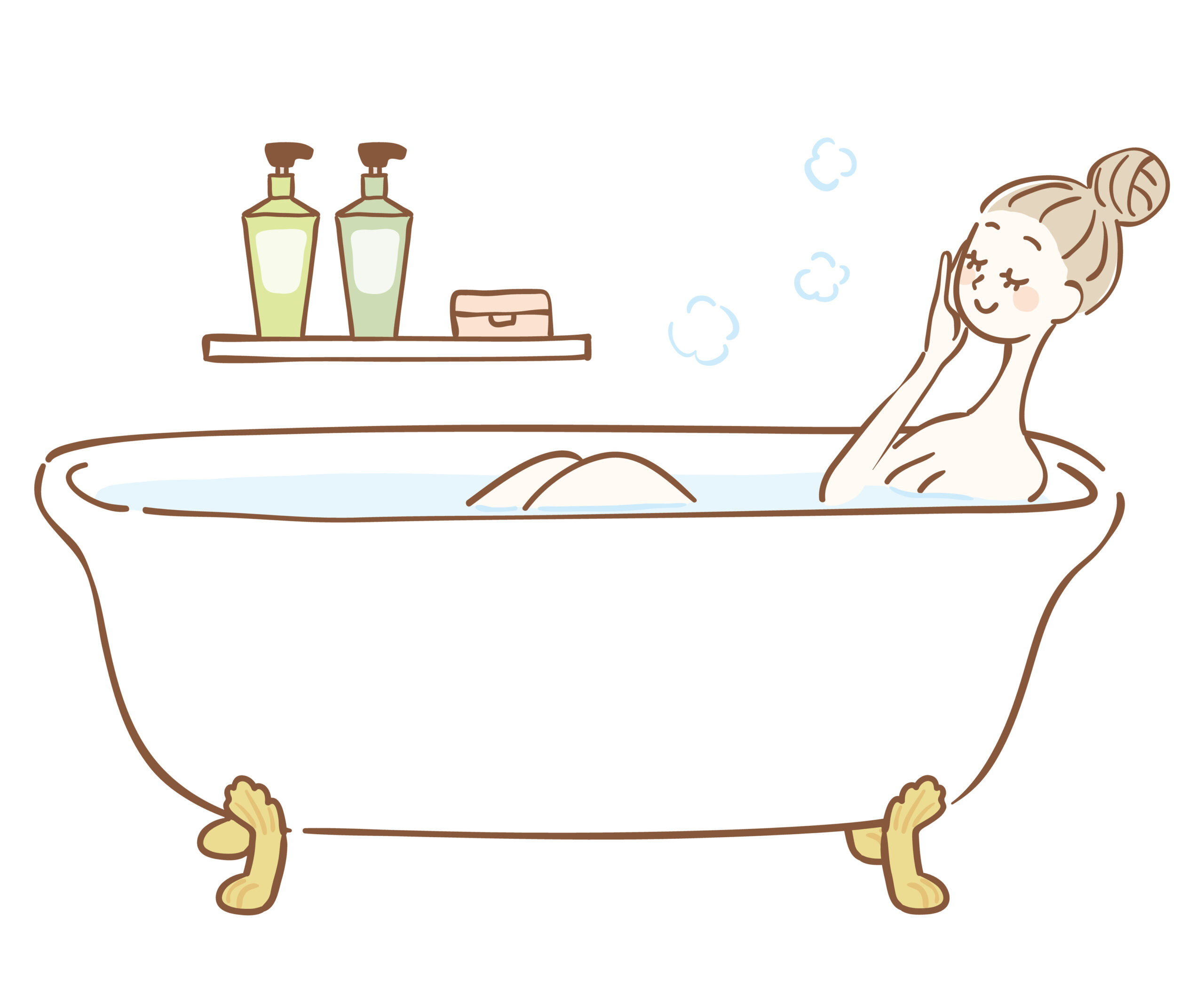 化粧水はお風呂から上がったらすぐ!