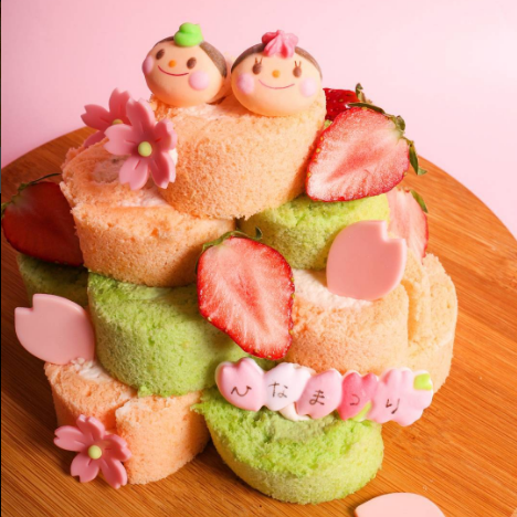 ロールタワーケーキ