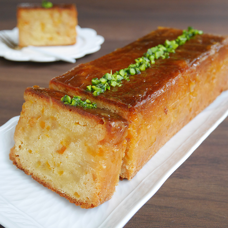 オレンジピールのパウンドケーキ