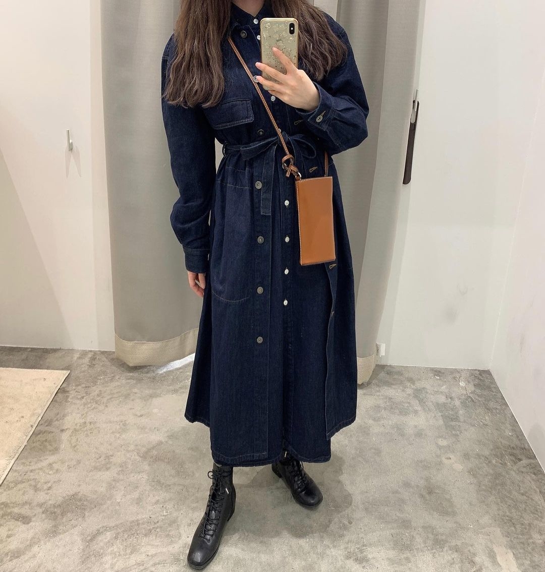 UNIQLO ユニクロ デニムシャツコート Lサイズ