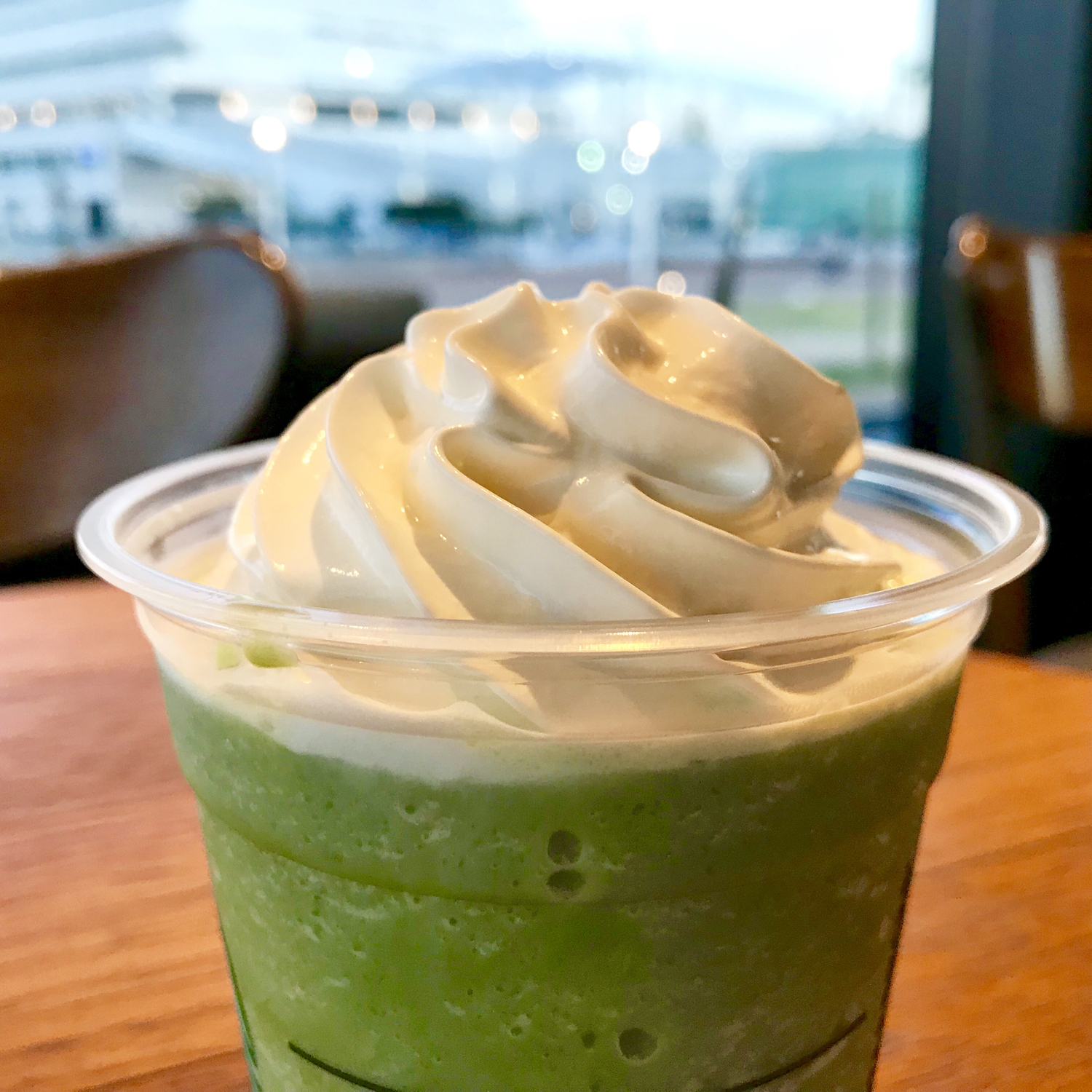 抹茶クリームフラペチーノ×エスプレッソショット