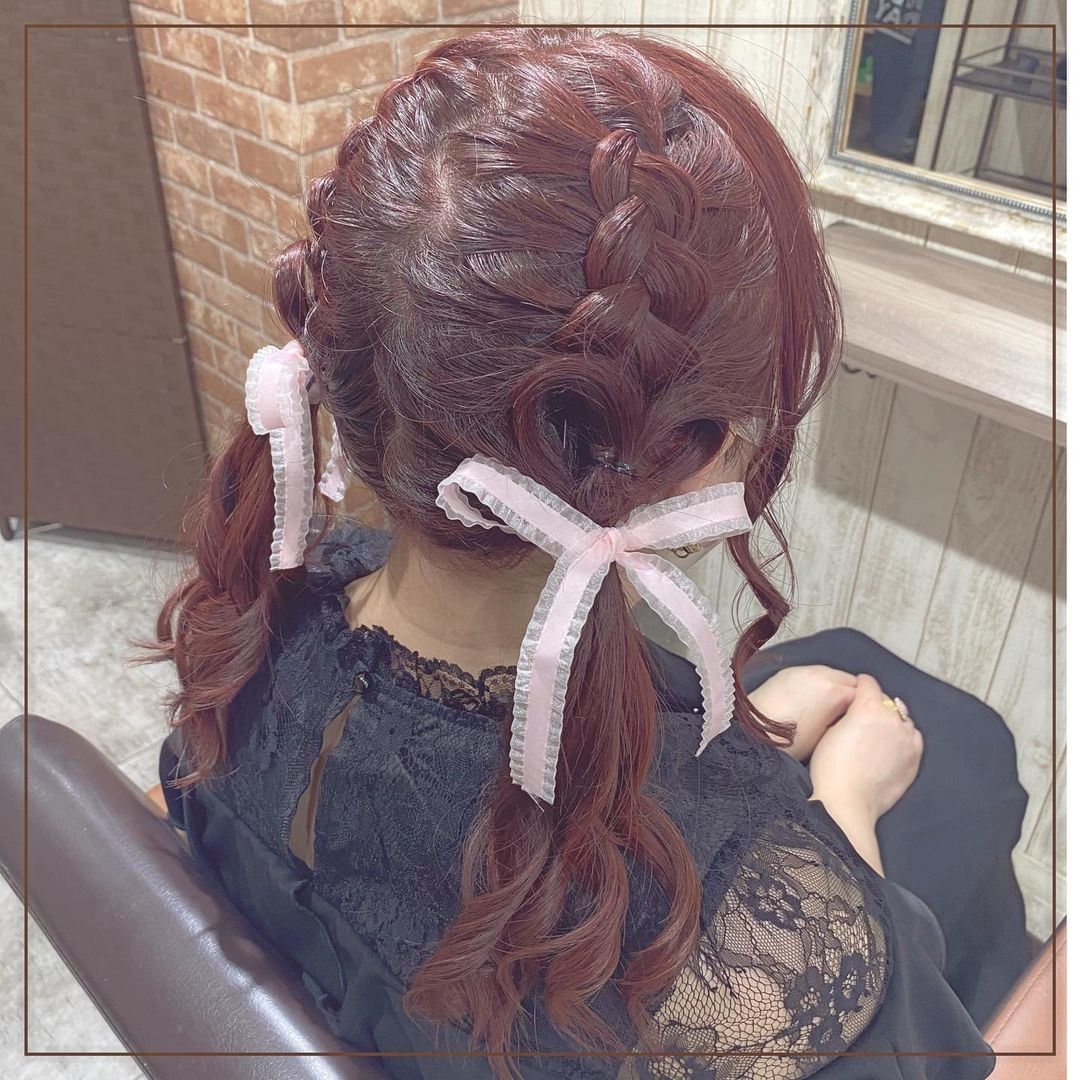 □当日のヘアメ