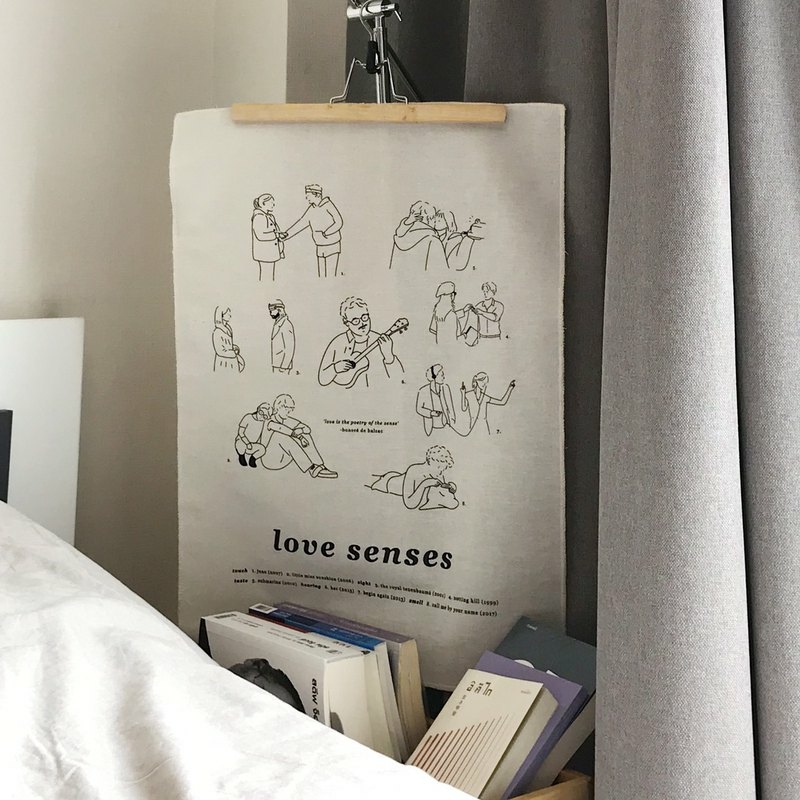 Fabric Poster - Love Senses